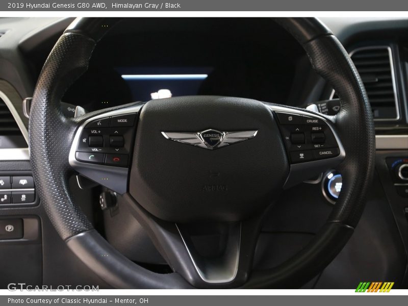 Himalayan Gray / Black 2019 Hyundai Genesis G80 AWD