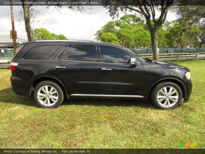 Brilliant Black Crystal Pearl / Black 2011 Dodge Durango Crew