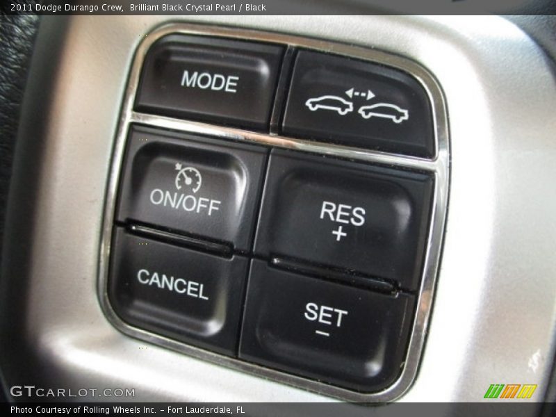 Brilliant Black Crystal Pearl / Black 2011 Dodge Durango Crew