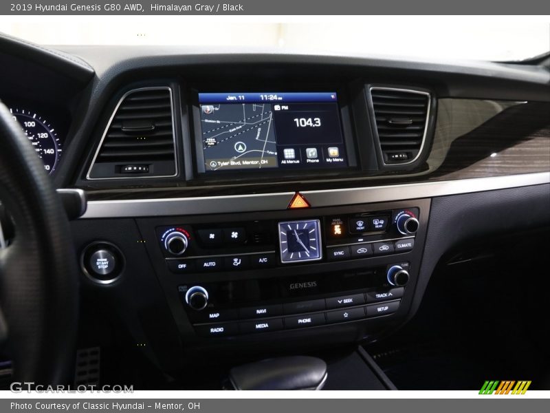 Himalayan Gray / Black 2019 Hyundai Genesis G80 AWD