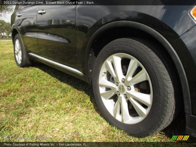 Brilliant Black Crystal Pearl / Black 2011 Dodge Durango Crew