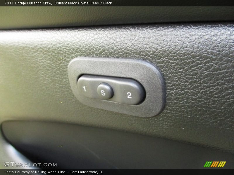 Brilliant Black Crystal Pearl / Black 2011 Dodge Durango Crew