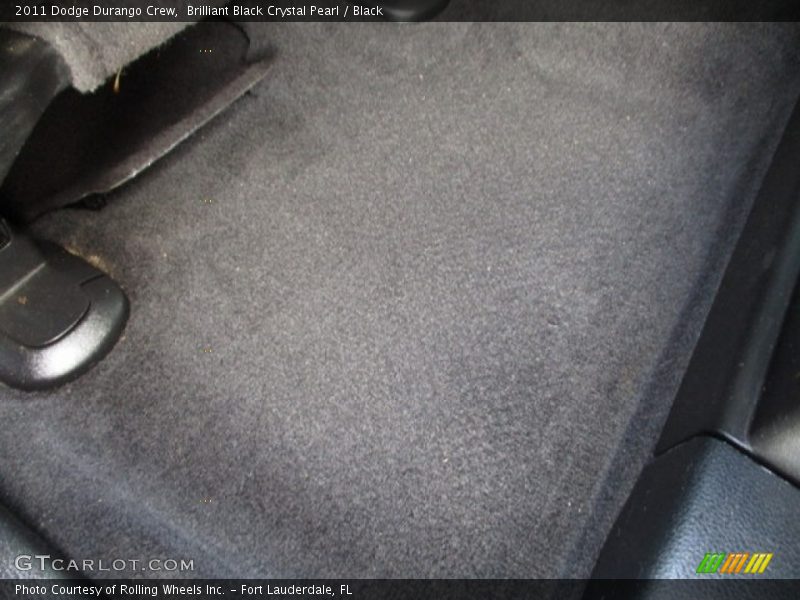 Brilliant Black Crystal Pearl / Black 2011 Dodge Durango Crew