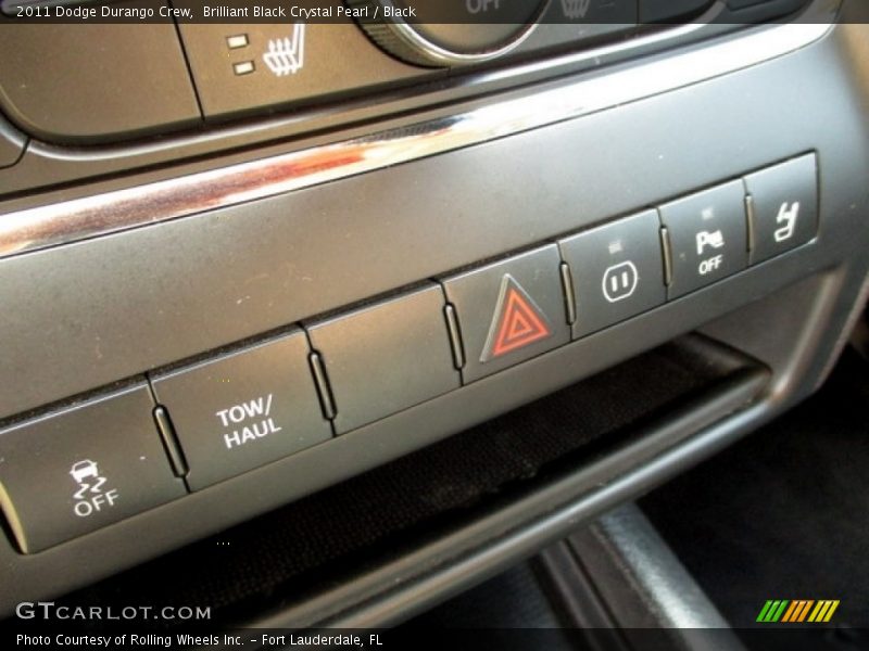 Brilliant Black Crystal Pearl / Black 2011 Dodge Durango Crew