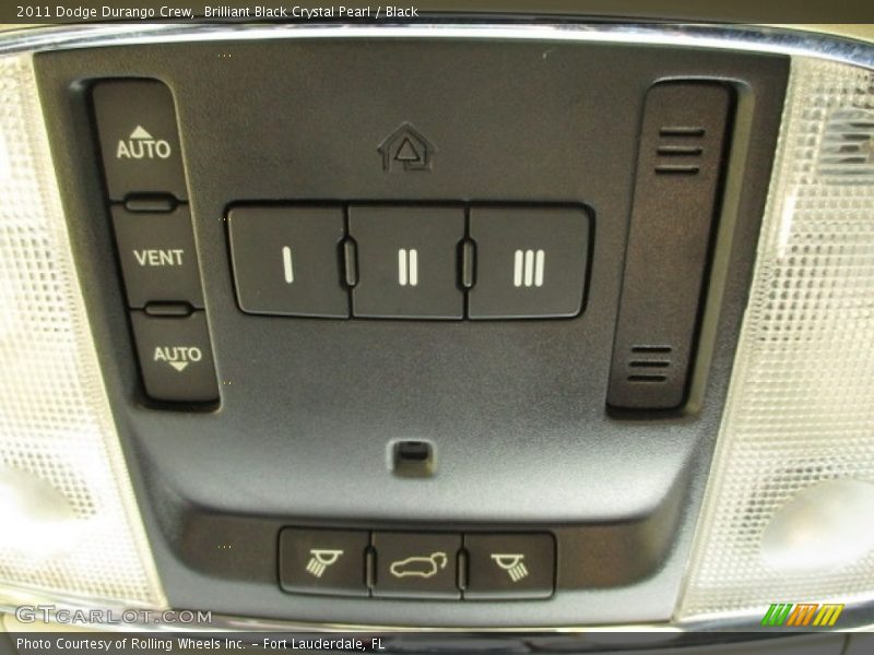 Brilliant Black Crystal Pearl / Black 2011 Dodge Durango Crew