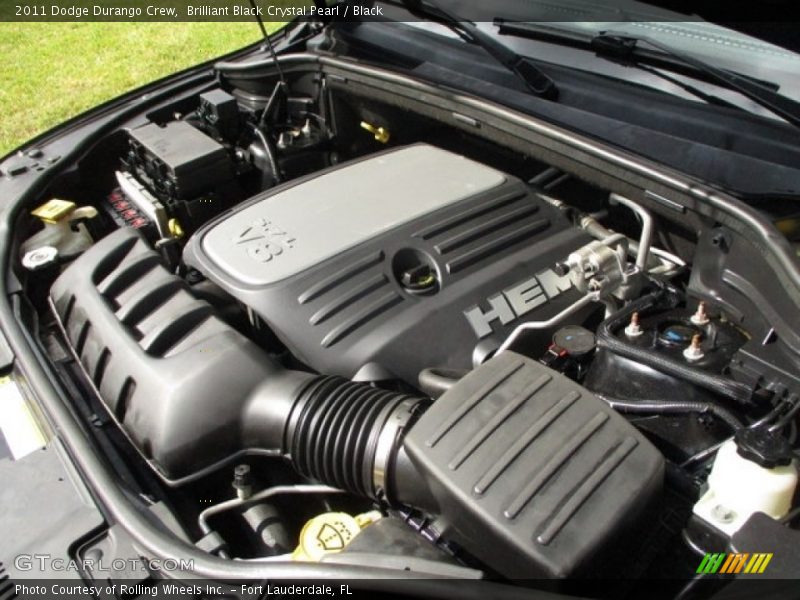 Brilliant Black Crystal Pearl / Black 2011 Dodge Durango Crew