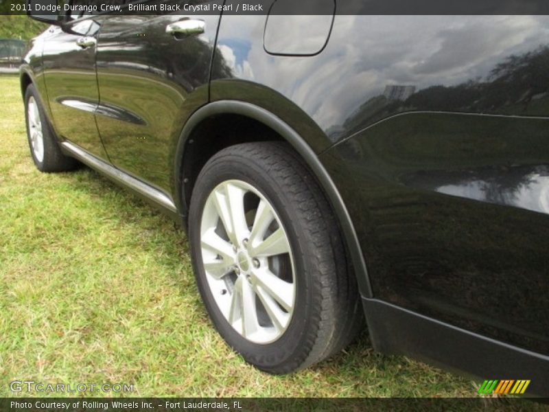 Brilliant Black Crystal Pearl / Black 2011 Dodge Durango Crew
