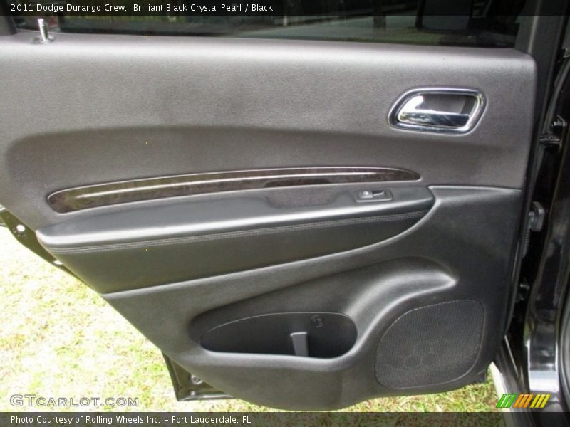 Brilliant Black Crystal Pearl / Black 2011 Dodge Durango Crew