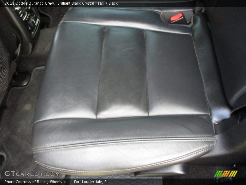 Brilliant Black Crystal Pearl / Black 2011 Dodge Durango Crew