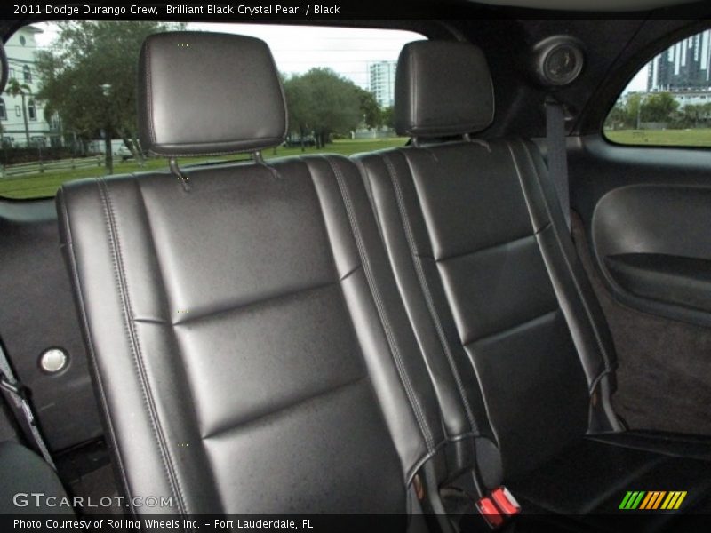 Brilliant Black Crystal Pearl / Black 2011 Dodge Durango Crew