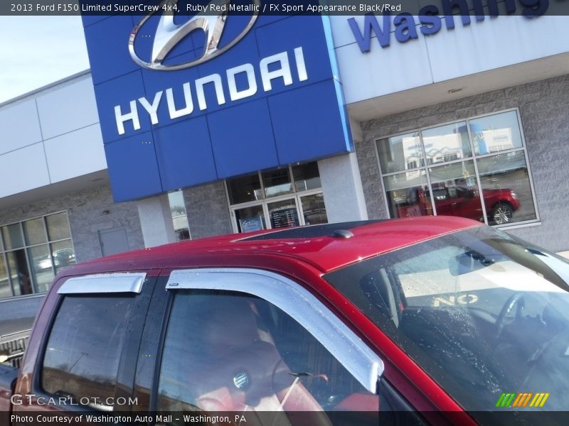 Ruby Red Metallic / FX Sport Appearance Black/Red 2013 Ford F150 Limited SuperCrew 4x4