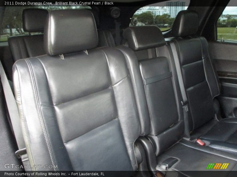 Brilliant Black Crystal Pearl / Black 2011 Dodge Durango Crew