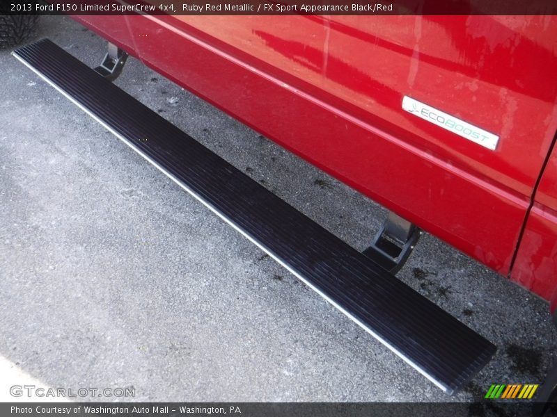 Ruby Red Metallic / FX Sport Appearance Black/Red 2013 Ford F150 Limited SuperCrew 4x4
