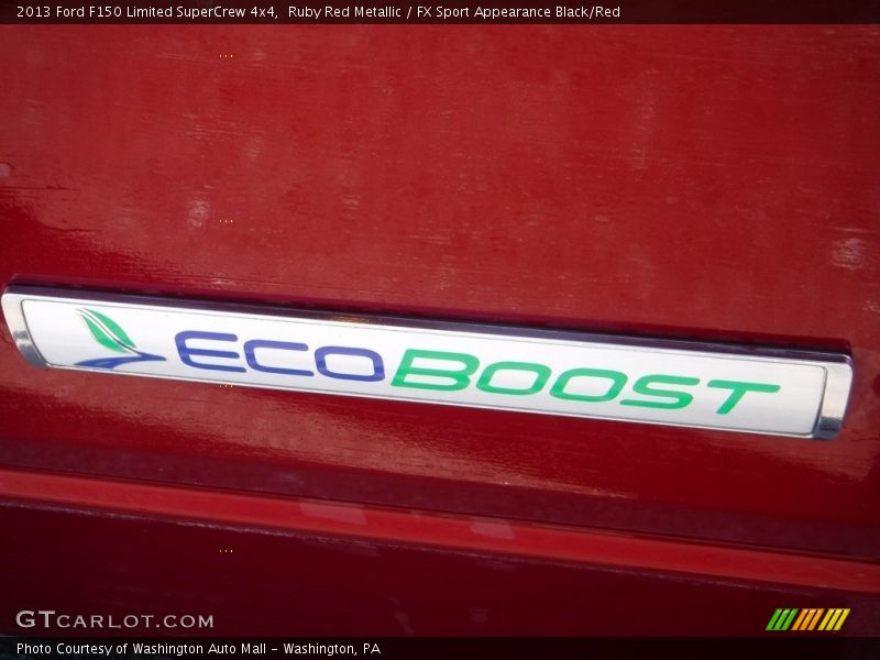 Ruby Red Metallic / FX Sport Appearance Black/Red 2013 Ford F150 Limited SuperCrew 4x4