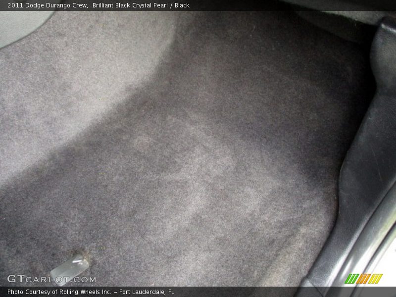 Brilliant Black Crystal Pearl / Black 2011 Dodge Durango Crew