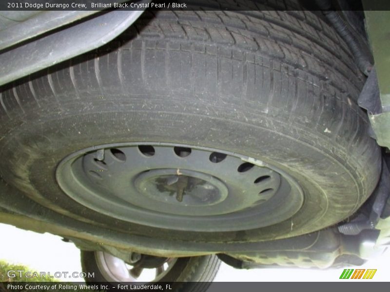 Brilliant Black Crystal Pearl / Black 2011 Dodge Durango Crew
