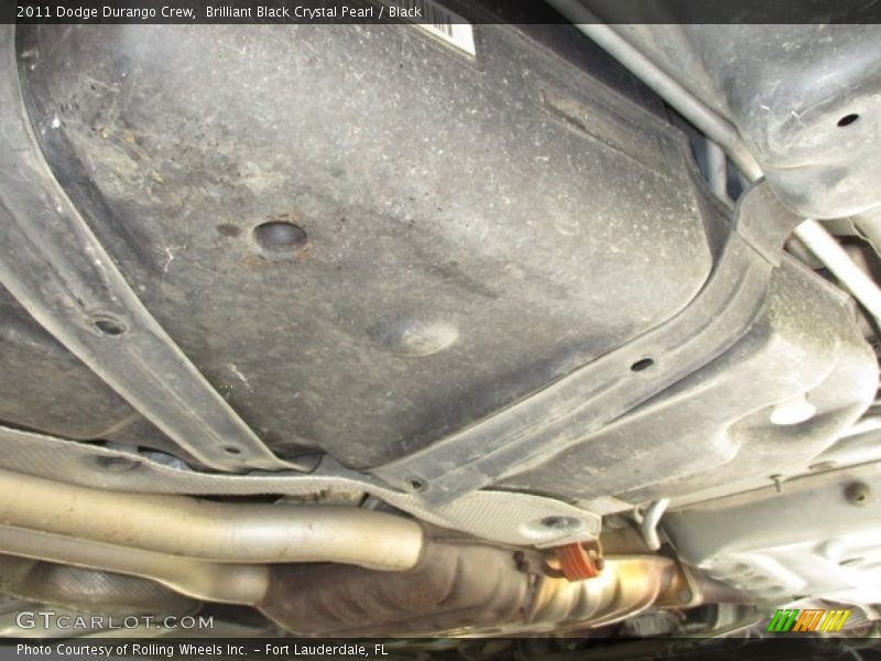 Brilliant Black Crystal Pearl / Black 2011 Dodge Durango Crew