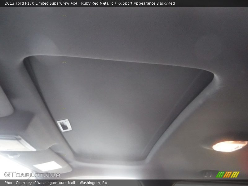 Ruby Red Metallic / FX Sport Appearance Black/Red 2013 Ford F150 Limited SuperCrew 4x4