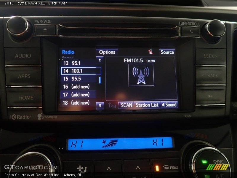 Black / Ash 2015 Toyota RAV4 XLE