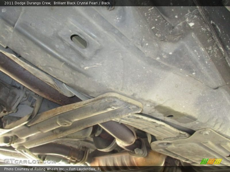 Brilliant Black Crystal Pearl / Black 2011 Dodge Durango Crew