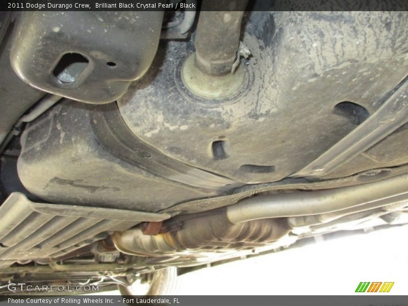 Brilliant Black Crystal Pearl / Black 2011 Dodge Durango Crew
