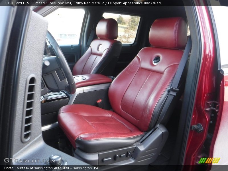 Ruby Red Metallic / FX Sport Appearance Black/Red 2013 Ford F150 Limited SuperCrew 4x4