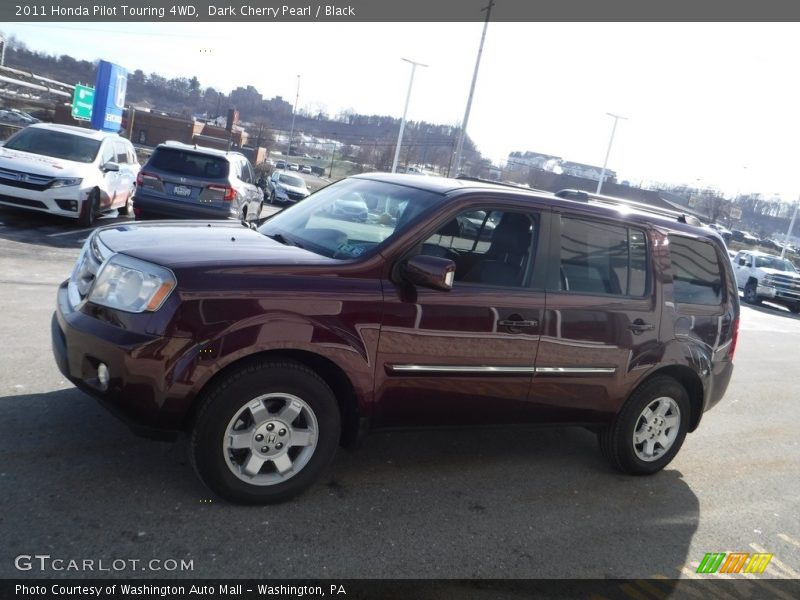 Dark Cherry Pearl / Black 2011 Honda Pilot Touring 4WD