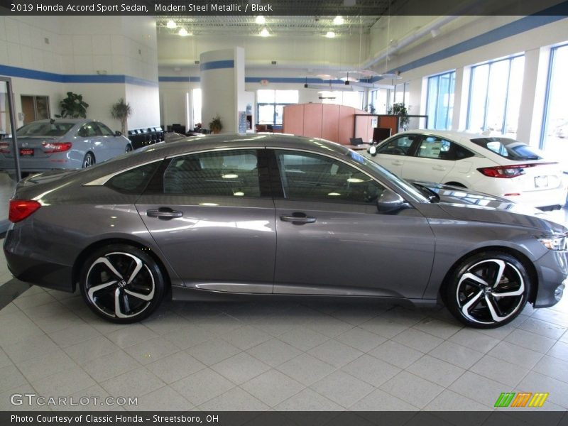 Modern Steel Metallic / Black 2019 Honda Accord Sport Sedan