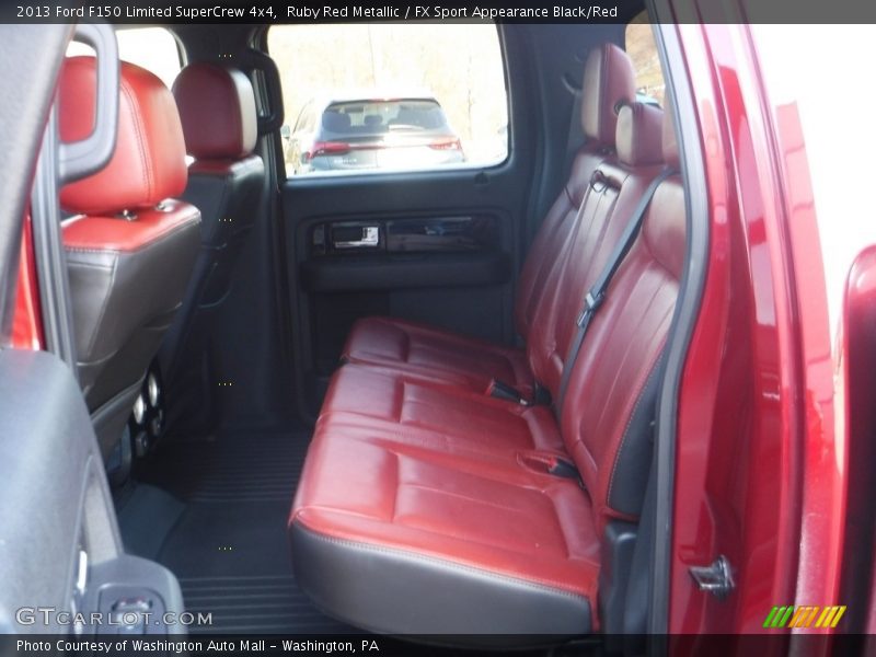 Ruby Red Metallic / FX Sport Appearance Black/Red 2013 Ford F150 Limited SuperCrew 4x4
