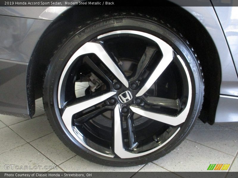 Modern Steel Metallic / Black 2019 Honda Accord Sport Sedan