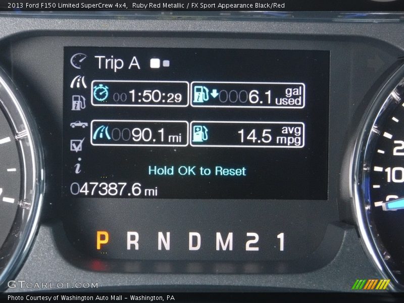 Ruby Red Metallic / FX Sport Appearance Black/Red 2013 Ford F150 Limited SuperCrew 4x4