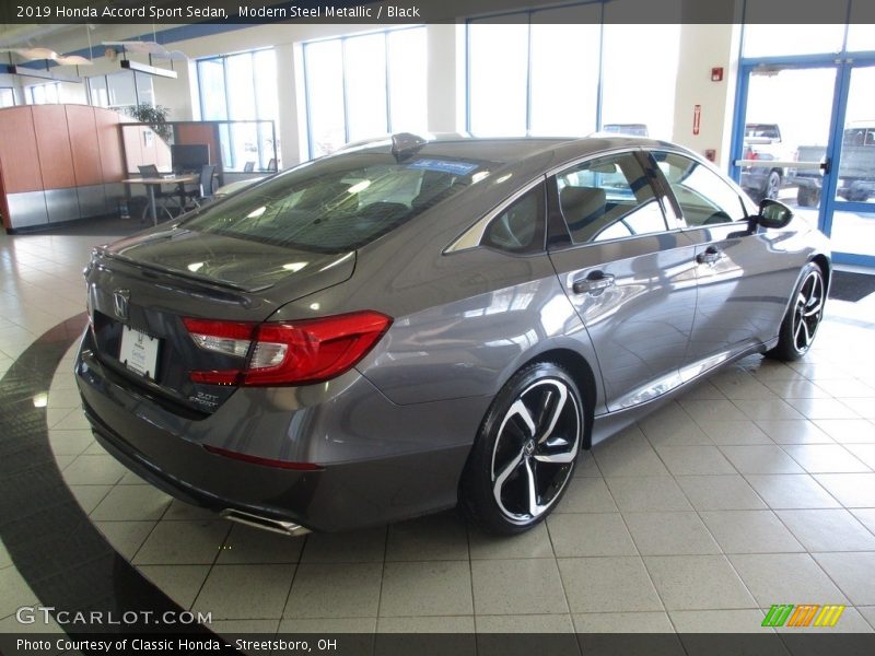 Modern Steel Metallic / Black 2019 Honda Accord Sport Sedan