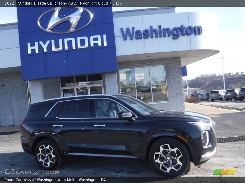 Moonlight Cloud / Black 2022 Hyundai Palisade Calligraphy AWD