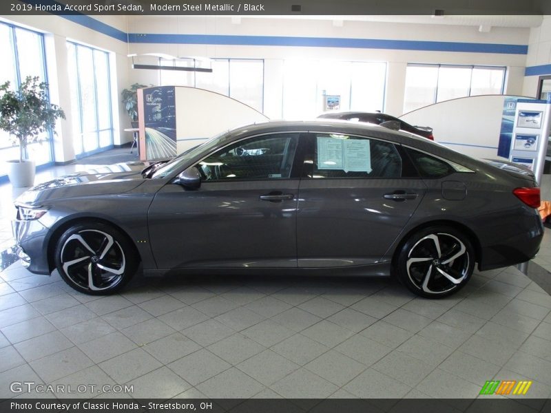Modern Steel Metallic / Black 2019 Honda Accord Sport Sedan