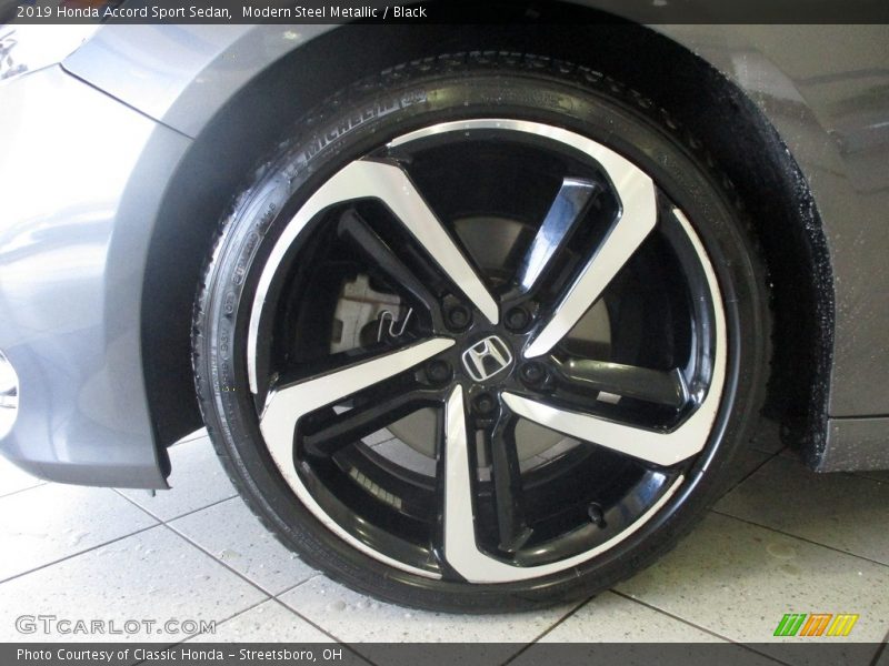 Modern Steel Metallic / Black 2019 Honda Accord Sport Sedan
