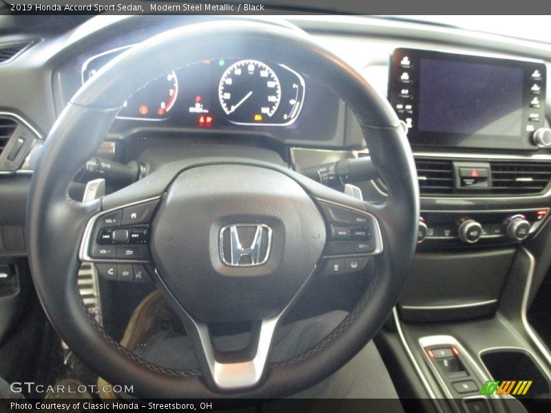 Modern Steel Metallic / Black 2019 Honda Accord Sport Sedan