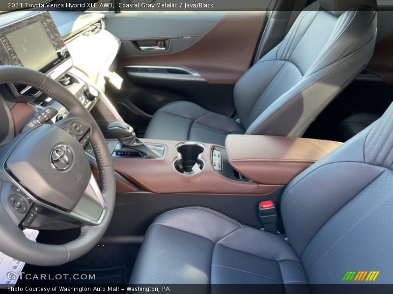 Coastal Gray Metallic / Java/Black 2021 Toyota Venza Hybrid XLE AWD
