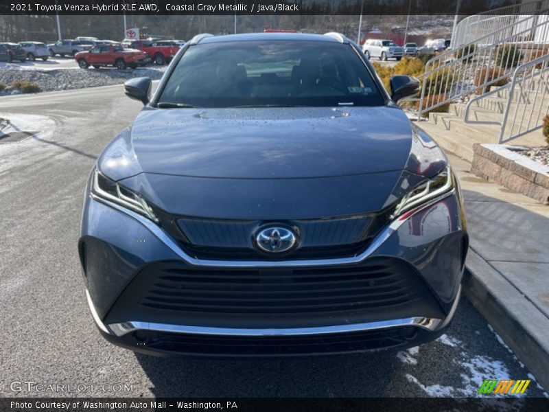 Coastal Gray Metallic / Java/Black 2021 Toyota Venza Hybrid XLE AWD