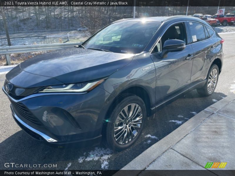 Coastal Gray Metallic / Java/Black 2021 Toyota Venza Hybrid XLE AWD