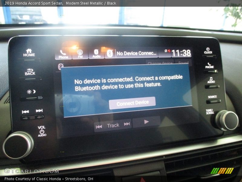 Modern Steel Metallic / Black 2019 Honda Accord Sport Sedan