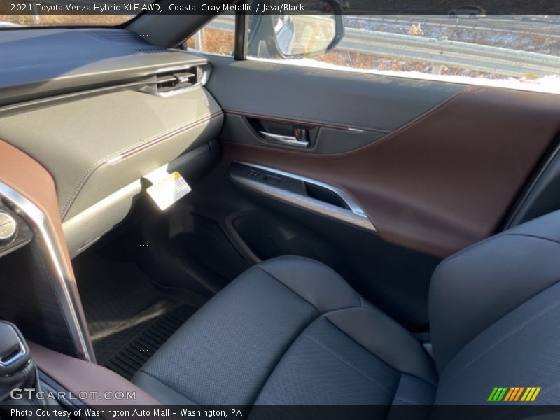 Coastal Gray Metallic / Java/Black 2021 Toyota Venza Hybrid XLE AWD