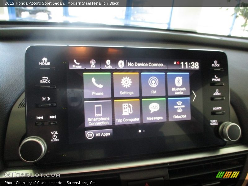 Modern Steel Metallic / Black 2019 Honda Accord Sport Sedan