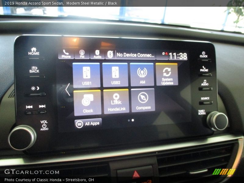 Modern Steel Metallic / Black 2019 Honda Accord Sport Sedan