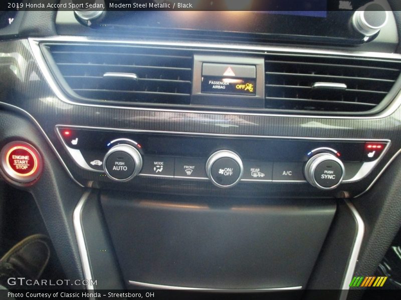Modern Steel Metallic / Black 2019 Honda Accord Sport Sedan