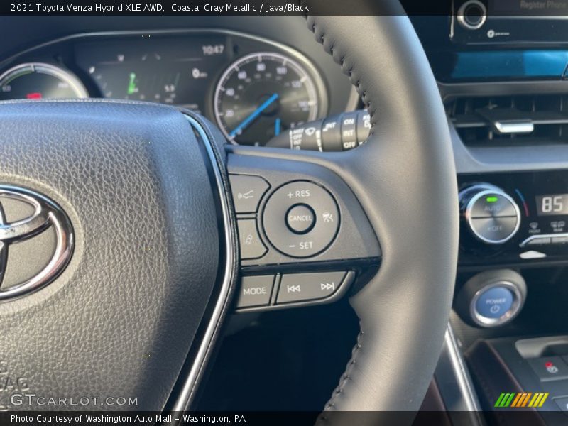 Controls of 2021 Venza Hybrid XLE AWD