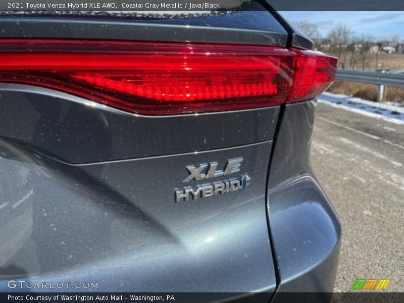 Coastal Gray Metallic / Java/Black 2021 Toyota Venza Hybrid XLE AWD