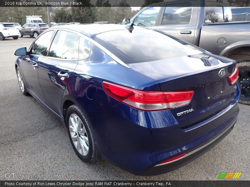 Horizon Blue / Black 2016 Kia Optima EX