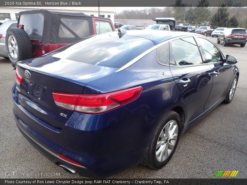 Horizon Blue / Black 2016 Kia Optima EX
