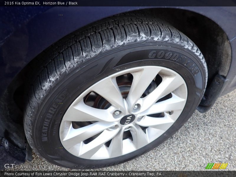 Horizon Blue / Black 2016 Kia Optima EX