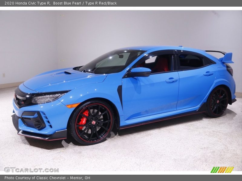 2020 Civic Type R Boost Blue Pearl